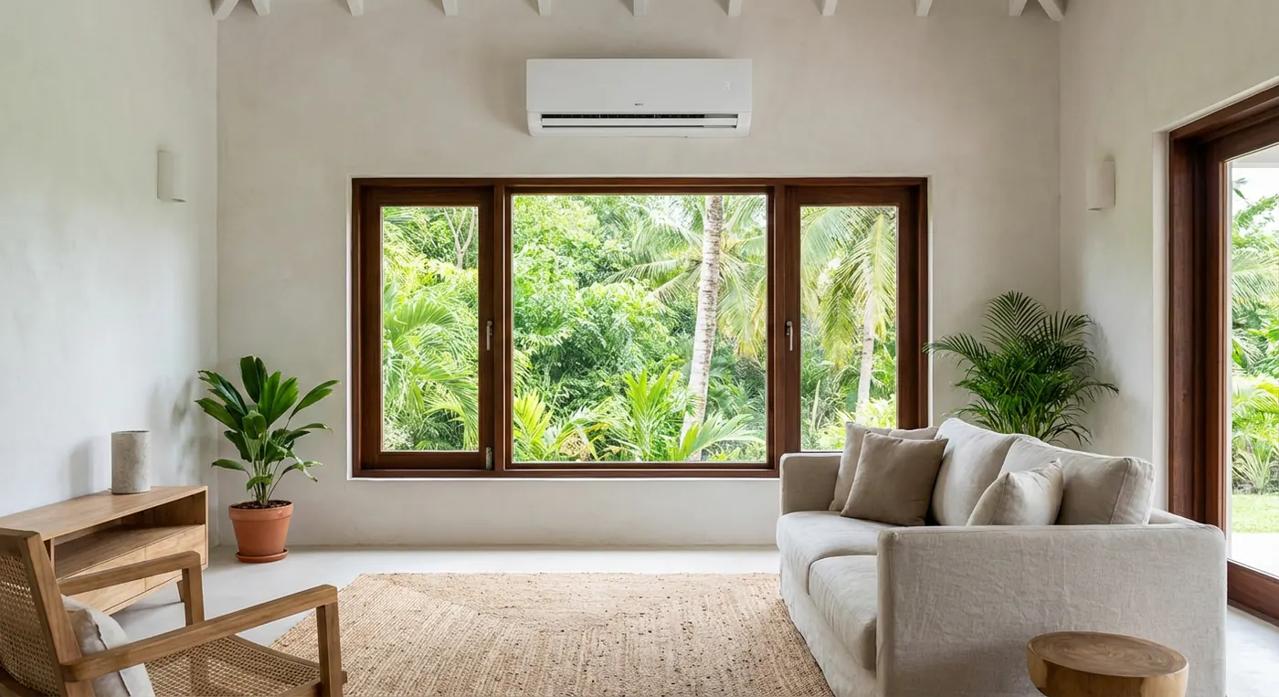 Climatisation moderne Martinique