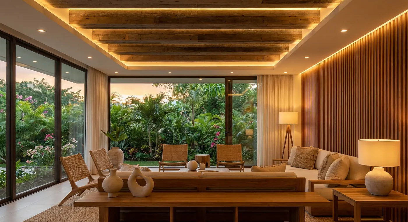Intérieur tropical éclairage LED