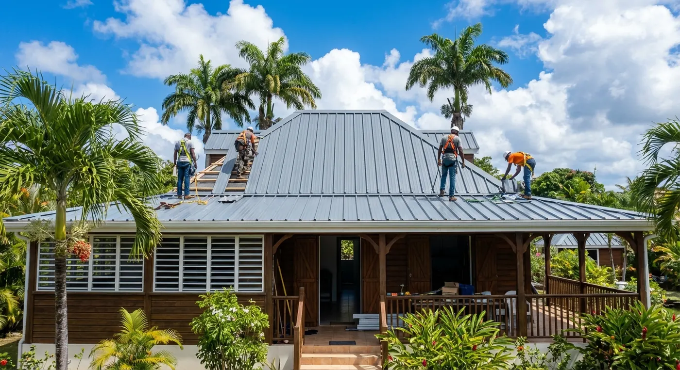 Installation toiture Martinique